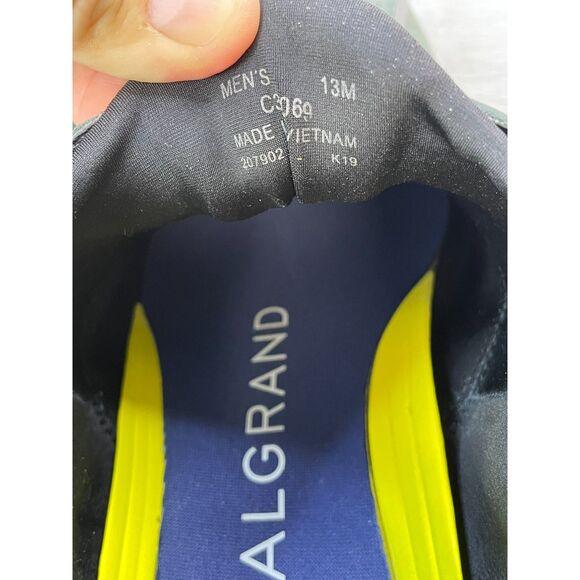 Cole Haan ØriginalGrand Men's 13 Green Oxford Suede Leather Dress Shoes Wingtip - Picture 7 of 12